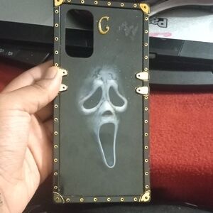 Black and Gold Scream Phone Case